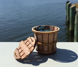 BEST PRICE Blue Lotus 2025 Wooden Crab Basket Strong Bamboo <b>Wood</b> Basket for Outdoor Fishing and Picnic - Product Image 3