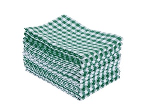 100% Cotton Golf Stripe Pattern Kitchen <b>Towel</b> Quick-Dry and Sustainable for Home Use <b>Blue</b> Checkered Woven Technics - Product Image 2