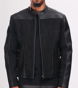 Blouson de moto en cuir imperméable pour homme, collection 2026 – Vêtements de moto de course en gros - Product Image 1