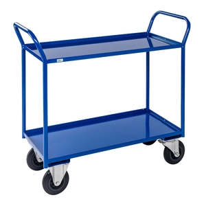 รถเข็นโรงพยาบาลสีน้ำเงิน KM4133-B พร้อมรถเข็น - Product Image 1