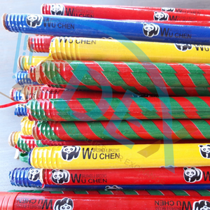 Gros Ménage Durable Coloré Balai En Bois Bâton PVC Tête De Nettoyage Outils avec Mexicain/Italien Fil - Product Image 2