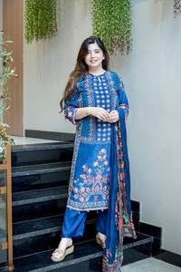 Nuevo Conjunto de Kurti Tradicional Indio de Algodón con Bordado, Kurta para Mujer para el Verano, Venta al por Mayor en India - Product Image 4