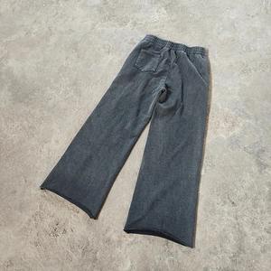 Pantalones Deportivos de Pierna Ancha para Hombre, Cintura Media, 100% Algodón, Estilo Vintage, Transpirables, de Secado Rápido - Product Image 4