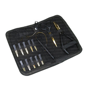 Accessoires d'outils en métal de qualité chirurgicale tout-en-un avec logo personnalisé au meilleur prix Extension de cheveux en acier réutilisable de différentes couleurs - Product Image 3