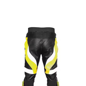 Pantalon de moto en cuir pour homme, cuir de vache véritable, respirant, séchage rapide, personnalisable, couleurs personnalisées, service OEM - Product Image 5