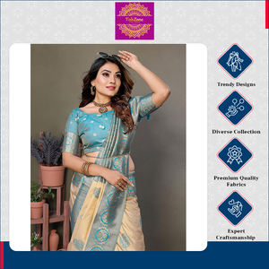 Nouveau Stock Arrivée de Qualité Premium Nouveau Designer Vêtements Ethniques Viscose Soie Belle Doux Femmes Vêtements De Mariage Saree - Product Image 5