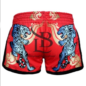 กางเกงขาสั้น100% สำหรับต่อยมวยกางเกงมวยขาสั้นผลิตจากโพลีเอสเตอร์ - Product Image 4