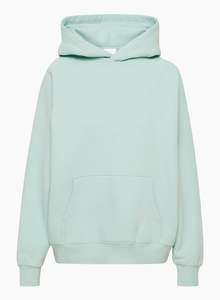 Sweat-shirts décontractés à épaules tombantes, grande taille, respirants, légers, unis, tricotés, à motif imprimé, poche kangourou, taille plus - Product Image 5