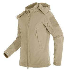 Chaqueta Softshell con Capucha para Mujer, Chaqueta Cortavientos Táctica, Transpirable, Impermeable, con Bolsillos con Cremallera, para Caza, Venta al Por Mayor - Product Image 3