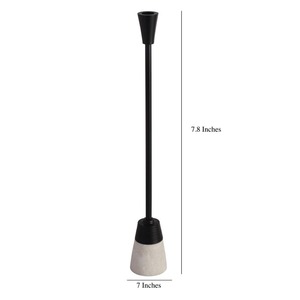 Support de bougeoir design chic pour table de chambre à coucher de salon Accent décoratif élégant avec finition premium - Product Image 3