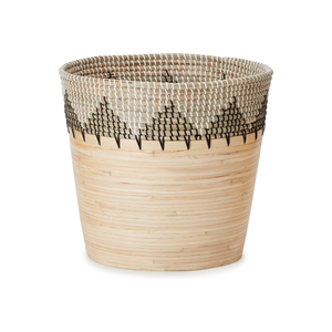 Le plus récent planteur de bambou filé écologique avec des paniers de rangement de décor à la maison de jonc de mer en gros du Vietnam - Product Image 2