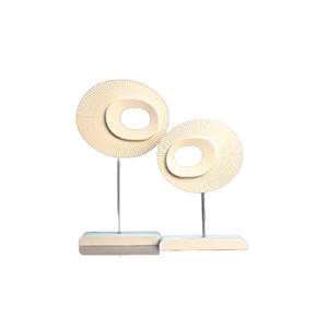 รูปปั้นโลหะแบบผูกเป็นรูปเงื่อนทองเหลืองสำหรับประติมากรรมแบบนามธรรมเป็นชิ้นเน้นร่วมสมัยที่สมบูรณ์แบบ - Product Image 1