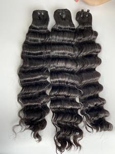 Venta al por mayor pelo crudo Genius trama suelta onda profunda 100% pelo crudo vietnamita vendedores de pelo crudo - Product Image 6