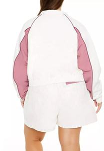 Nouvelle Collection : Ensemble Short et Veste Coupe-Vent Respirant pour Femme – Design Patchwork Idéal pour l'Extérieur - Product Image 2