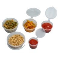Bols de traiteur en plastique épais, jetables et réutilisables, sans BPA, compatibles micro-ondes, recyclables, avec couvercle, robustes, fourniture directe usine