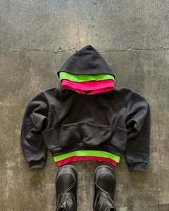 <b>Top</b> Selling Men's Hoodies New Design <b>Distress</b> Embroidery Winter 100% Cotton Digital Printing Low MOQ Wholesale Made in Pakistan - Product Image 6