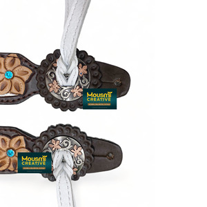 หัวเข็มขัดแบบนิเกิลแบบโบราณสำหรับผู้หญิงสายรัดเดือยเชือกสำหรับฟาร์มปศุสัตว์แบบตะวันตก - Product Image 2