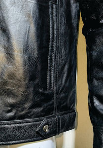 Chaqueta de piel de oveja de invierno de calle alta para hombre al mejor precio del fabricante directo cremallera con soporte con capucha de tela de alta calidad - Product Image 3