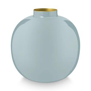 Florero de hierro de metal antiguo tradicional con grabado real y diseños esculpidos para una decoración floral única en interiores de primera calidad - Product Image 1