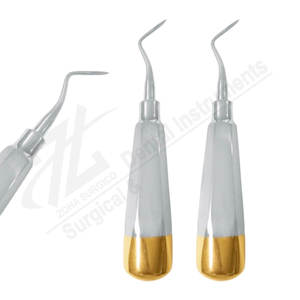 Heidbrink Left Root Tip <b>Picks</b> German High Quality Stainless Steel <b>Dental</b> Elevators <b>Dental</b> Instruments Manufacturer Pakistan - Product Image 1