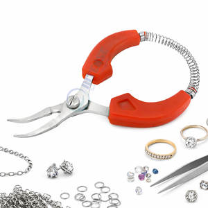 Pince à sertir en acier inoxydable durable pour la fabrication de bijoux, la création de perles, le travail du fil et le bricolage, outil de précision de qualité professionnelle - Product Image 4