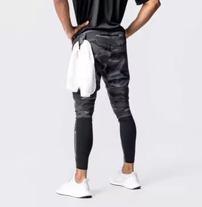 Pantalons de survêtement en toile décontractés personnalisés pour hommes, prix de gros FOB, prix bas, 100% coton avec poches latérales - Product Image 1
