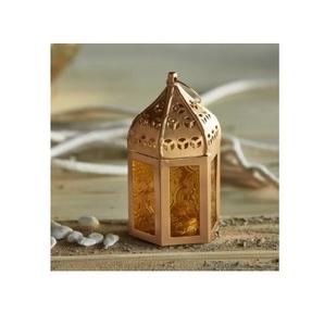 Brass Plated Moroccan Lantern Handcrafted Fancy Classic Luxury <b>Top</b> Selling Wholesale Home Living Room Decore Moroccan Lantern - Product Image 3