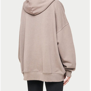 Fabricants de vêtements de haute qualité Logo personnalisé Sweats à capuche unisexes pour femmes Sweat à capuche d'hiver en molleton surdimensionné et confortable pour femmes - Product Image 6