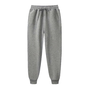 Haute qualité hommes 100% coton polaire pantalon personnalisé coupe ample printemps automne surdimensionné pantalons de survêtement cordon taille Jogging Style - Product Image 3