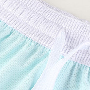 Pantalones Cortos Deportivos Sólidos para Hombre, Ropa de Entrenamiento y Fitness, Tejido de Secado Rápido, Ropa de Gimnasio, Servicio OEM, 100% Poliéster - Product Image 3