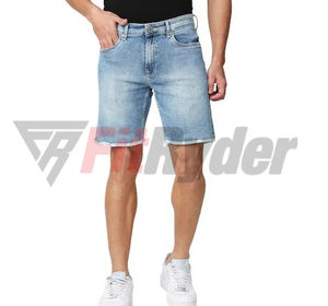 กางเกงยีนส์ขาสั้นลำลองผู้ชายขายส่ง สำหรับฤดูร้อน ความยาวระดับเข่า แห้งเร็ว ระบายอากาศดี บริการ OEM - Product Image 3