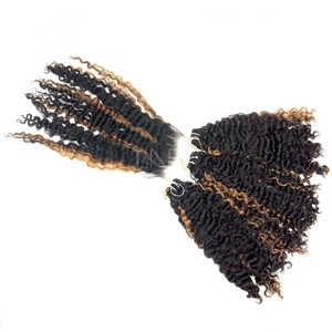 Meilleure vente de bonne qualité Super Double dessiné birman bouclé couleur 3 faisceaux avec 1 fermeture 6x6 ensemble pour faire des perruques - Product Image 6
