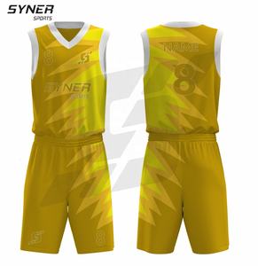 Maillot de basket-ball ensemble confortable respirant grande taille été personnalisé nom de l'équipe personnalisé 100% Polyester sans manches basket-ball - Product Image 2