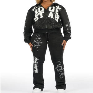 Ensemble de survêtement pour femmes, jogging, doux, confortable, respirant, vêtements de sport pour la salle de sport, la course à pied, l'entraînement, le fitness, le port quotidien - Product Image 3