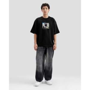 Camiseta de la Cultura del Skateboarding, 100% Algodón Jersey, Peso Pesado, Corte Holgado, Camiseta Deportiva de Diseño - Product Image 1