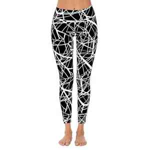 High Quality <b>Women's</b> Yoga Leggings New Arrival Solid Pattern Sports <b>Compression</b> <b>Tights</b> Elastic Waist Gym Quick Dry Breathable - Product Image 2