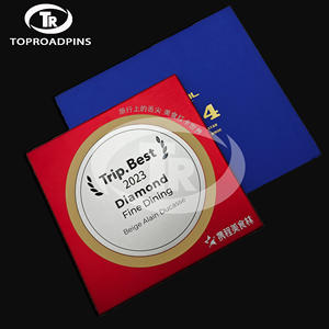 Placa de Metal Personalizada, Medalla con el Logotipo del Botón de Reproducción de YouTube y Bili Bili, Premio con Tecnología de Impresión UV, Fabricante Directo - Product Image 4