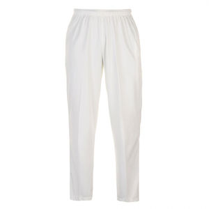 <b>Cricket</b> Trouser Wholesale Price <b>White</b> Professional Kits Custom Logo Printed High Quality Test Polyester Unisex Crox Enterprises - Product Image 4