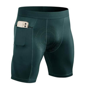 Taille Personnalisée Taille Élastique Solide Casual Compression Shorts Séchage Rapide Haute Qualité Hommes Vente de Gros - Product Image 2