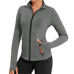Veste de golf pour femmes, respirante, performante, en tricot, col montant, écologique, pour la flexibilité, le confort et les activités sportives de golf - Product Image 2