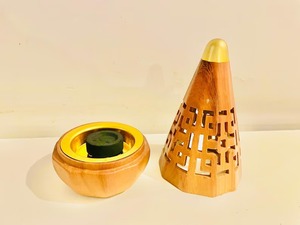 Quemador Bakhoor de madera tradicional de alta demanda para un aroma calmante y un ambiente espiritual disponible al mejor precio - Product Image 2