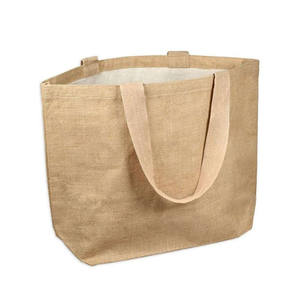 Household Jute <b>Bags</b> with <b>Dust</b> Removal Custom Logo Silk Screen Printing - Product Image 4