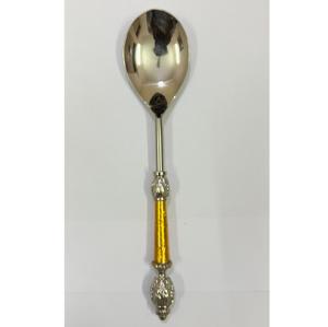 Vintage engraved floral metal <b>fork</b> luxury ornate handle cutlery elegant dining table flatware antique inspired utensil classic - Product Image 3