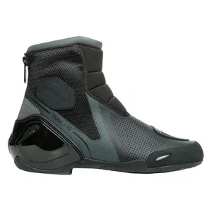 Stivali da Moto Dainese Dinamica Air Alti al Ginocchio Nero/Antracite con Fodera in Vera Pelle, Soletta in PVC e Chiusura a Zip per la Stagione Invernale - Product Image 2