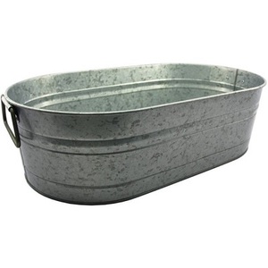 Petit seau galvanisé pour les plantes utilisées dans la maison et les bureaux Hôtels et restaurants Pour un décor haut de gamme - Product Image 4