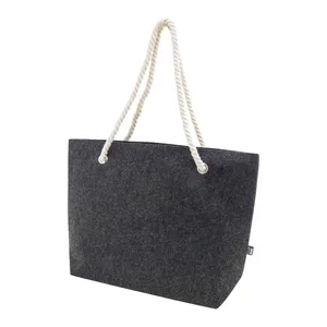 Eco-friendly Canvas Casual <b>Square</b> Promotional Tote Bags for Beach Use Made of Sustainable Materials - Product Image 2