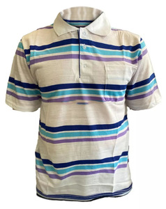 Gym pour hommes pour polo avec col cubain impression personnalisée anti-rides caractéristique été à la mode polyvalent tricoté vêtements de sport - Product Image 4