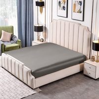 Ensembles de literie de luxe en soie de mûrier naturelle de qualité supérieure 25 Momme 100%-Ultra doux et durable 1 drap-housse 1 drap plat et 2 oreillers