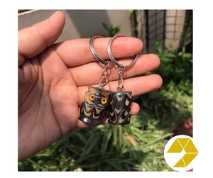 Gran oferta, llavero de cuerno, recuerdo de cumpleaños artesanal, en Stock, llavero de cuerno Natural hecho a mano de Vietnam, diseño de regalo elaborado de primera calidad - Product Image 1