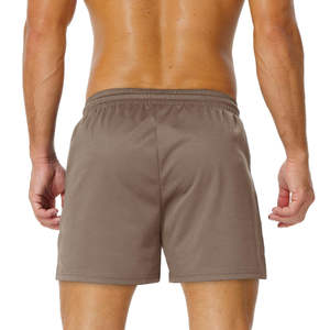 Unisex <b>Shorts</b> For <b>Men</b> 100% Polyester Elastic Waist Custom Length Quick Dry Solid Color <b>Mesh</b> <b>Shorts</b> - Product Image 3